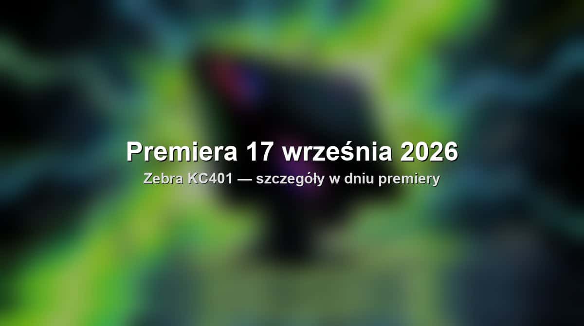 Zebra KC401 — zapowiedź nowego kiosku samoobsługowego. Premiera 17 września 2026